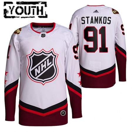 Kinder Eishockey Tampa Bay Lightning Trikot Steven Stamkos 91 2022 NHL All-Star Weiß Authentic